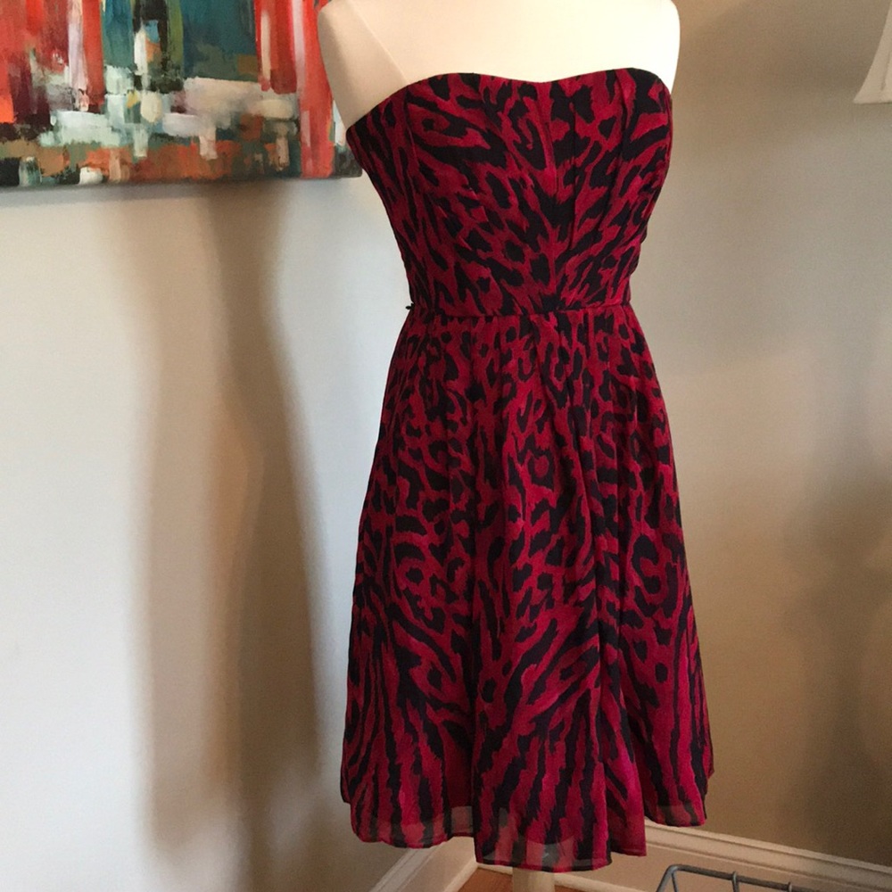 Strapless party dress